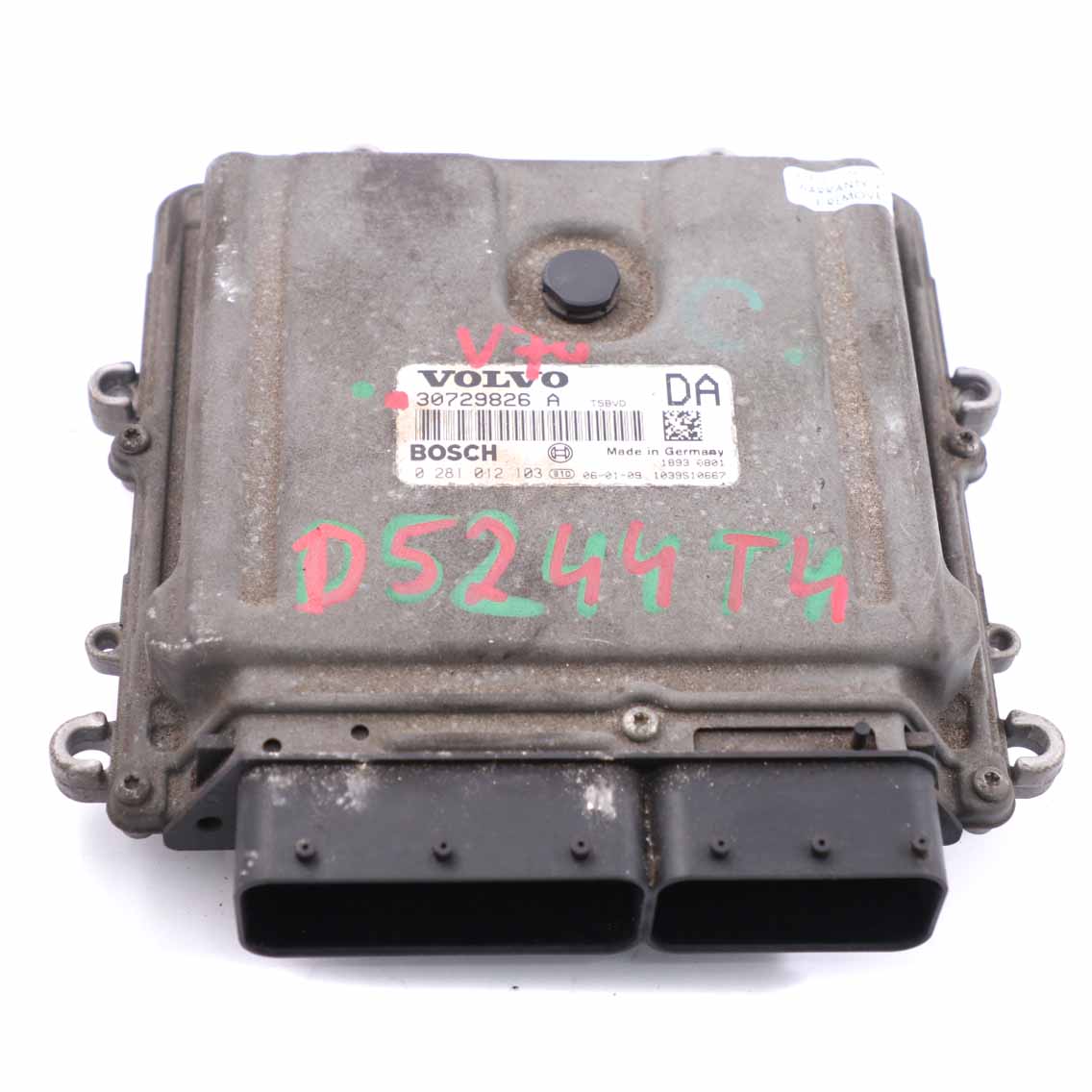 Volvo V70 2.4 D5244T4 Dieselmotor Steuergerät ECU 30729826A Schaltgetriebe