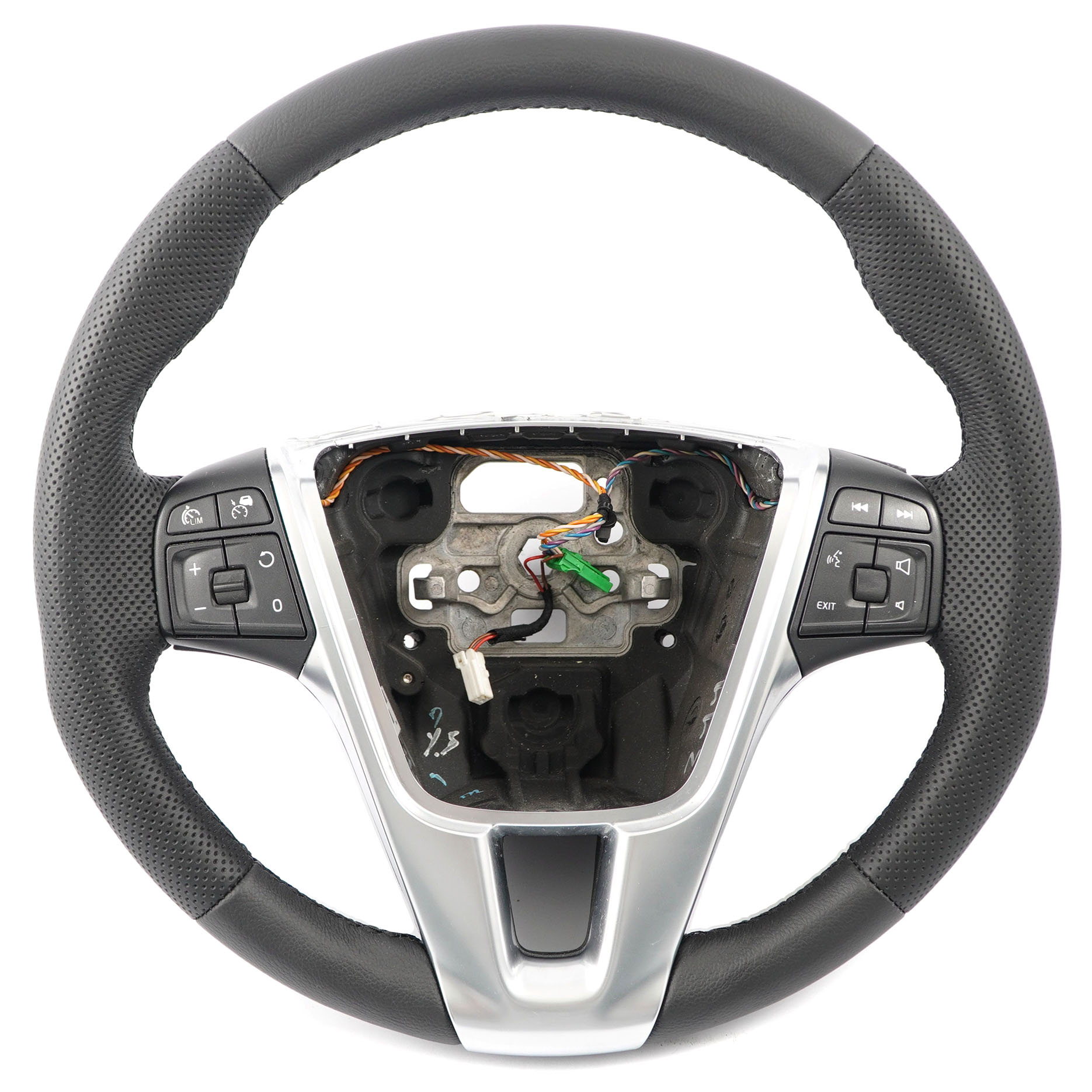 Volvo V60 S60 XC60 V70 NEW Black Leather Steering Wheel Multifunction 31369831