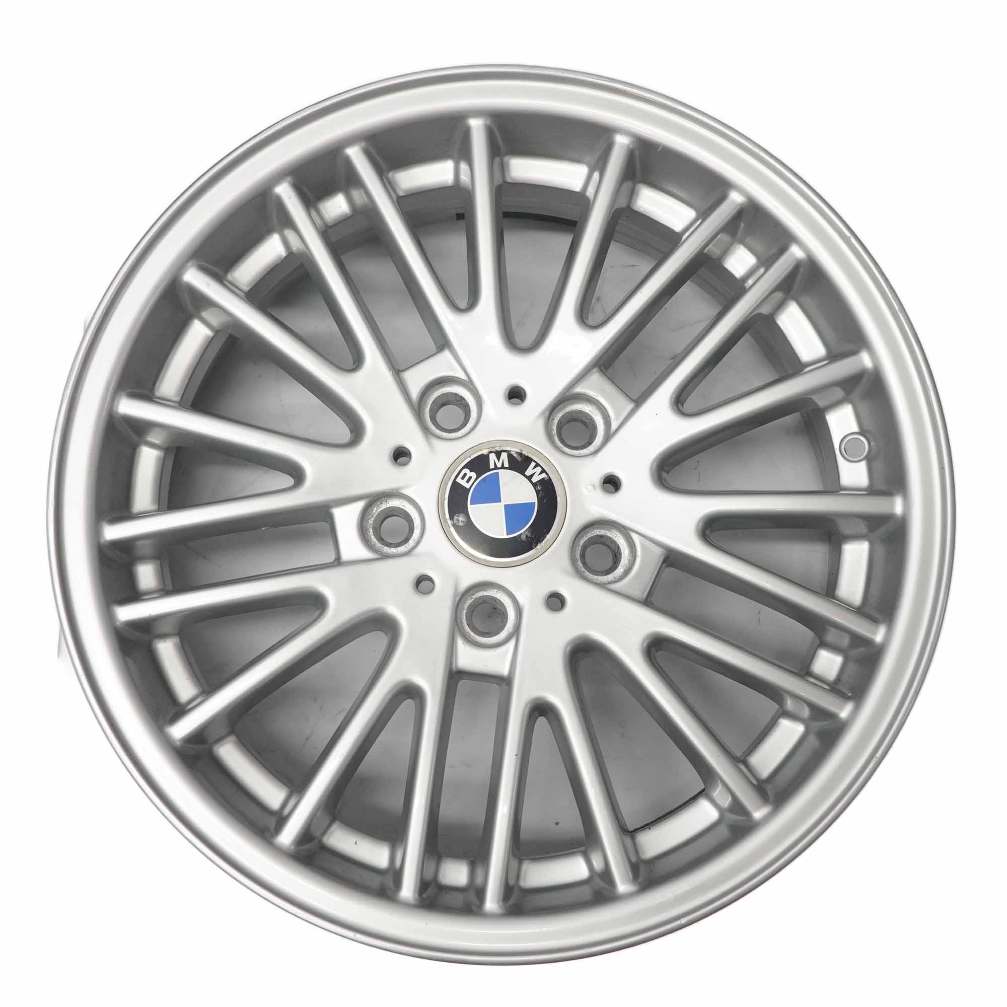 BMW X3 er E83 Silber Aluefelge Alu Felge 17" V-Speiche 110 ET:37 7J 3401198