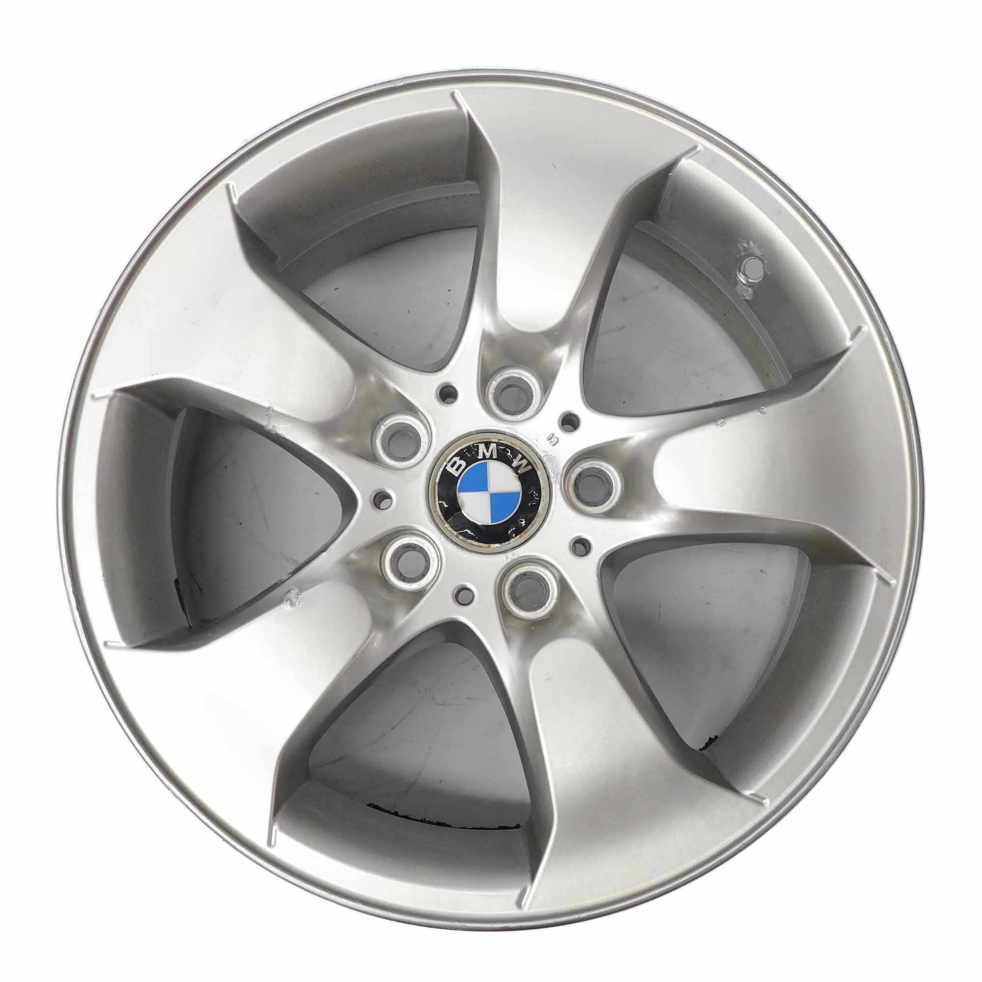 BMW X3 er E83 Silber Alufelge Alu Felge 17" Sternspeiche 204 ET:46 8J 3417393