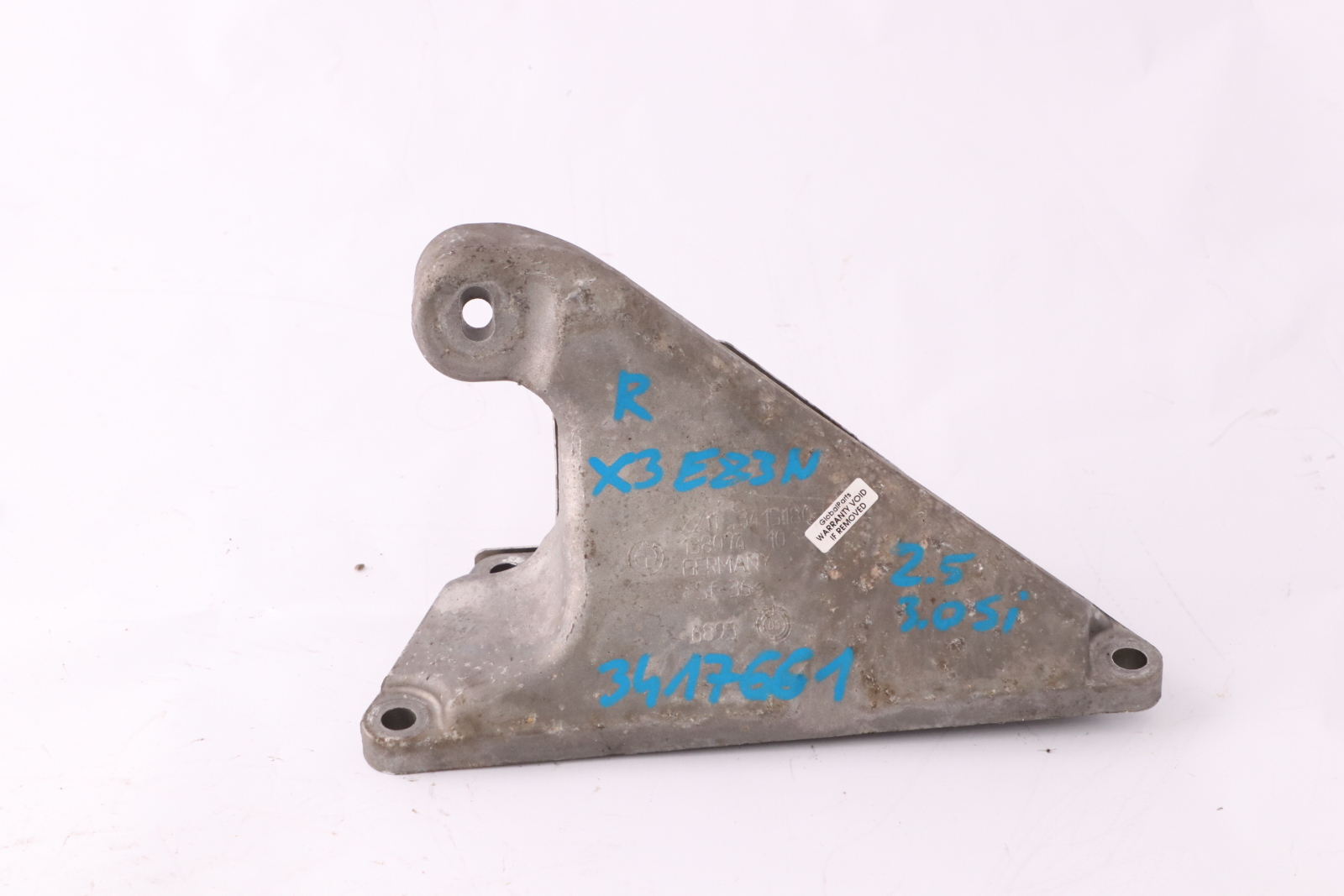 BMW X3 Series E83 LCI N52N Engine Supporting Mounting Bracket Right O/S 3415180