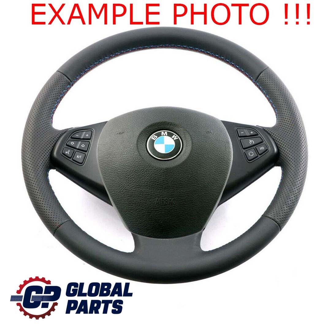 BMW X3 Series E83 LCI NEW Black Leather Steering Wheel M-tricoloured Sport Look