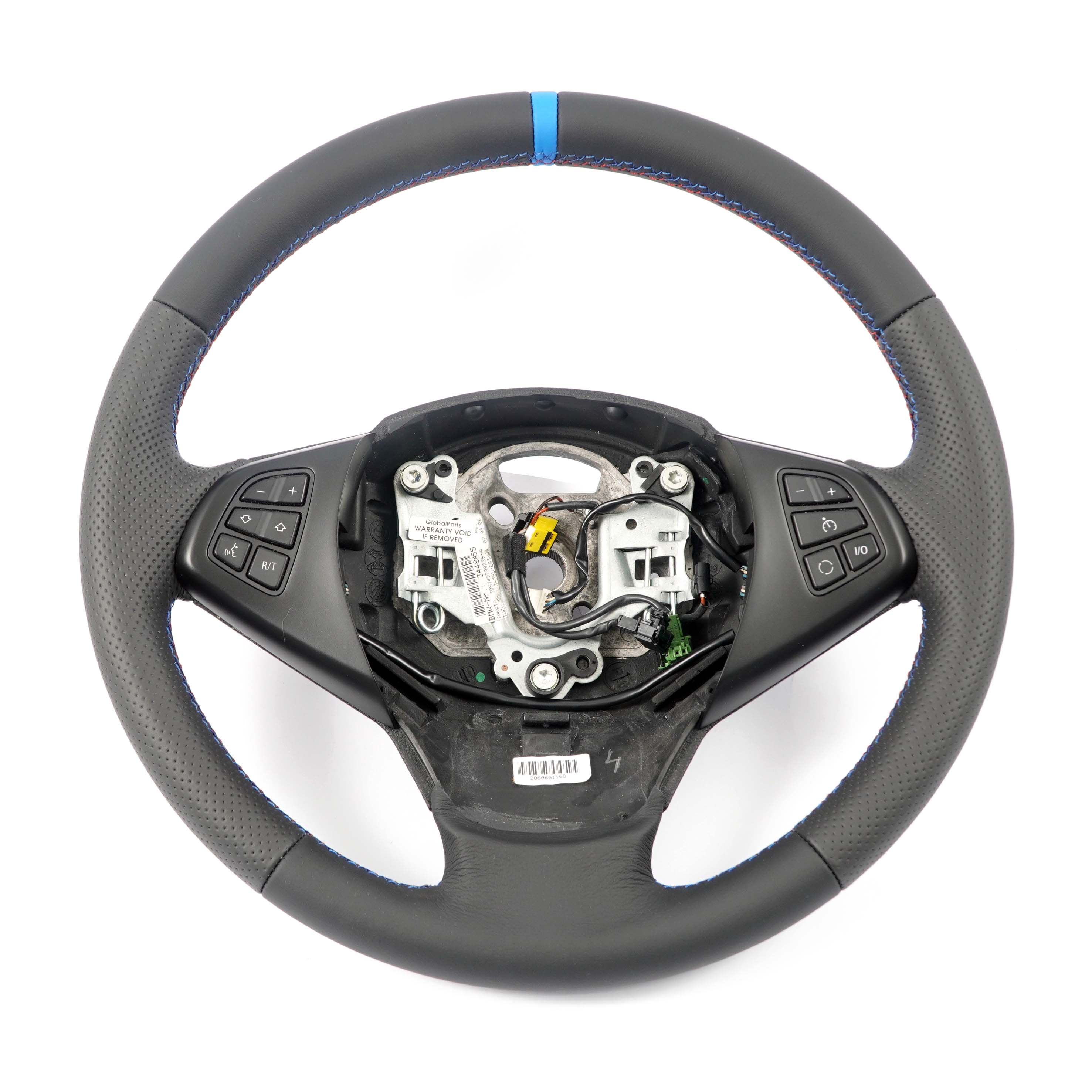 Steering Wheel BMW X3 Series E83 LCI NEW Black Leather M-tricoloured Threads