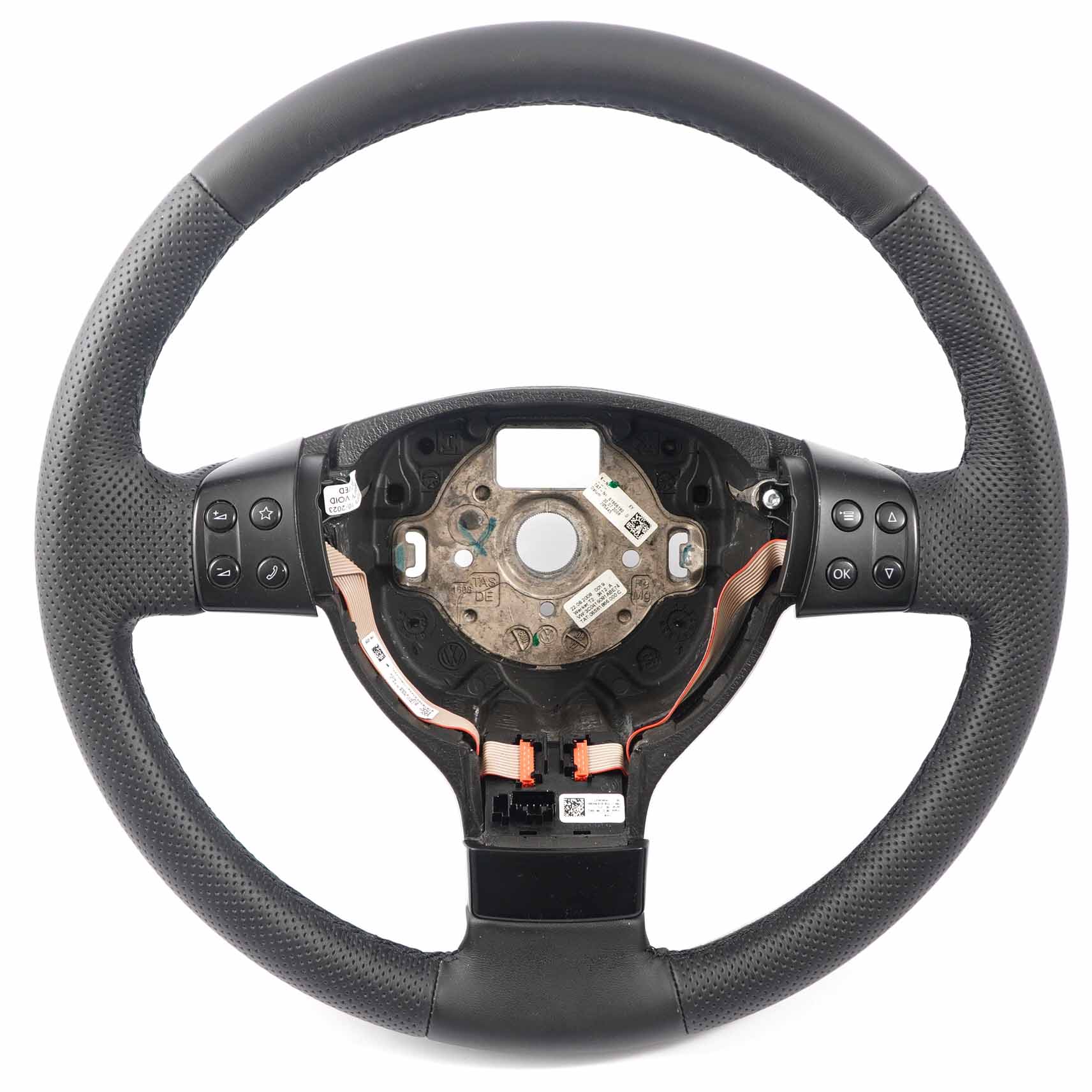 VW Passat B6 NEW Black Leather Steering Wheel Multifunction 3C0419091AP