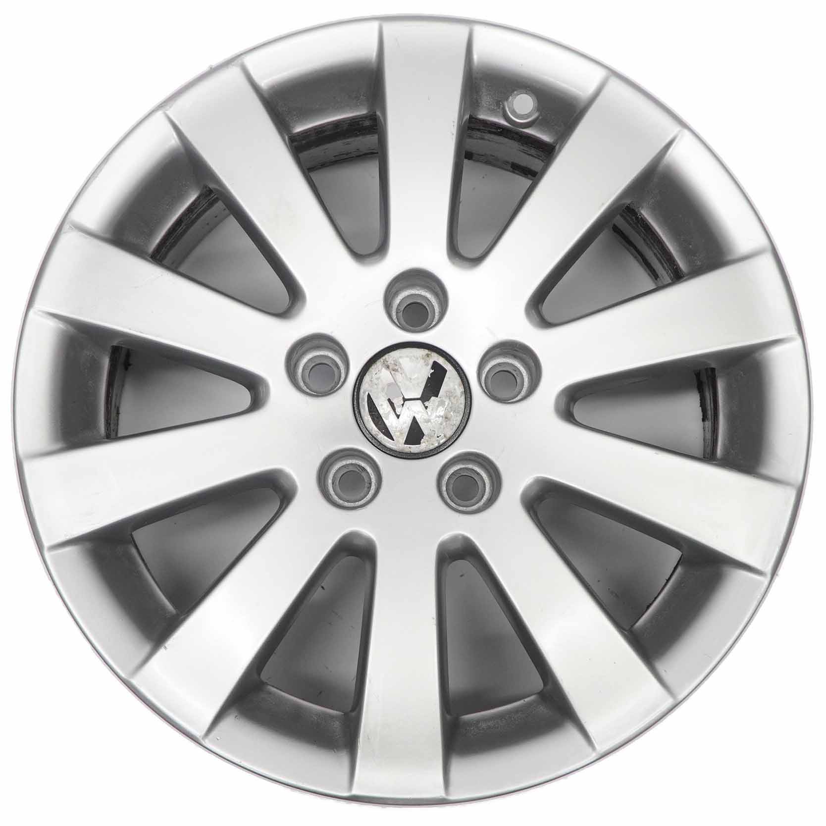 VW Volkswagen Passat B6 Silberne Leichtmetall felge 16" ET:45 7J 3C0601025