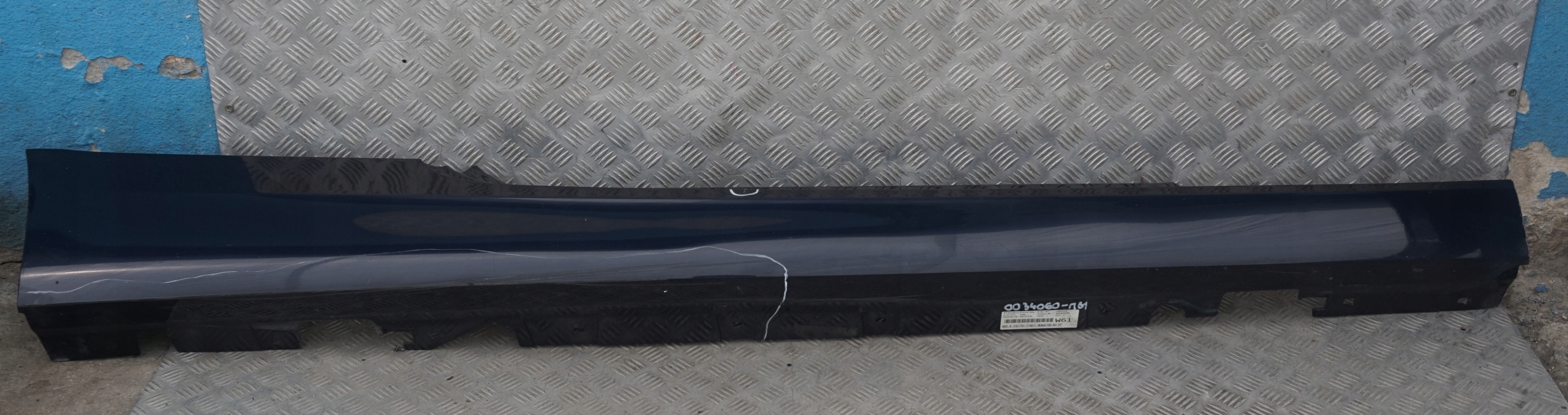 BMW 3 SERIES 1 E92 E93 Sill Strip Side Skirt Right O/S Monacoblau Monaco Blue