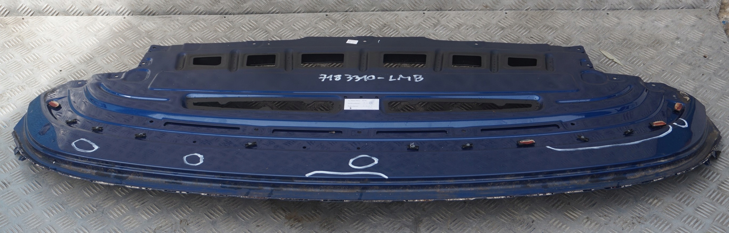 BMW 3 Series E93 Convertible Folding Top Compartment Lid Le Mans Blue 381