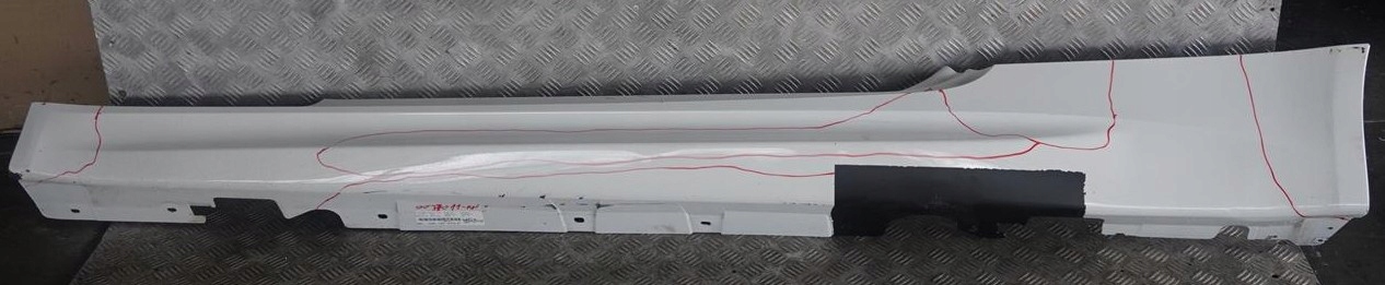 BMW 3 E93 M3 Convertible Sill Strip Side Skirt Left N/S Alpinweiss White - 300