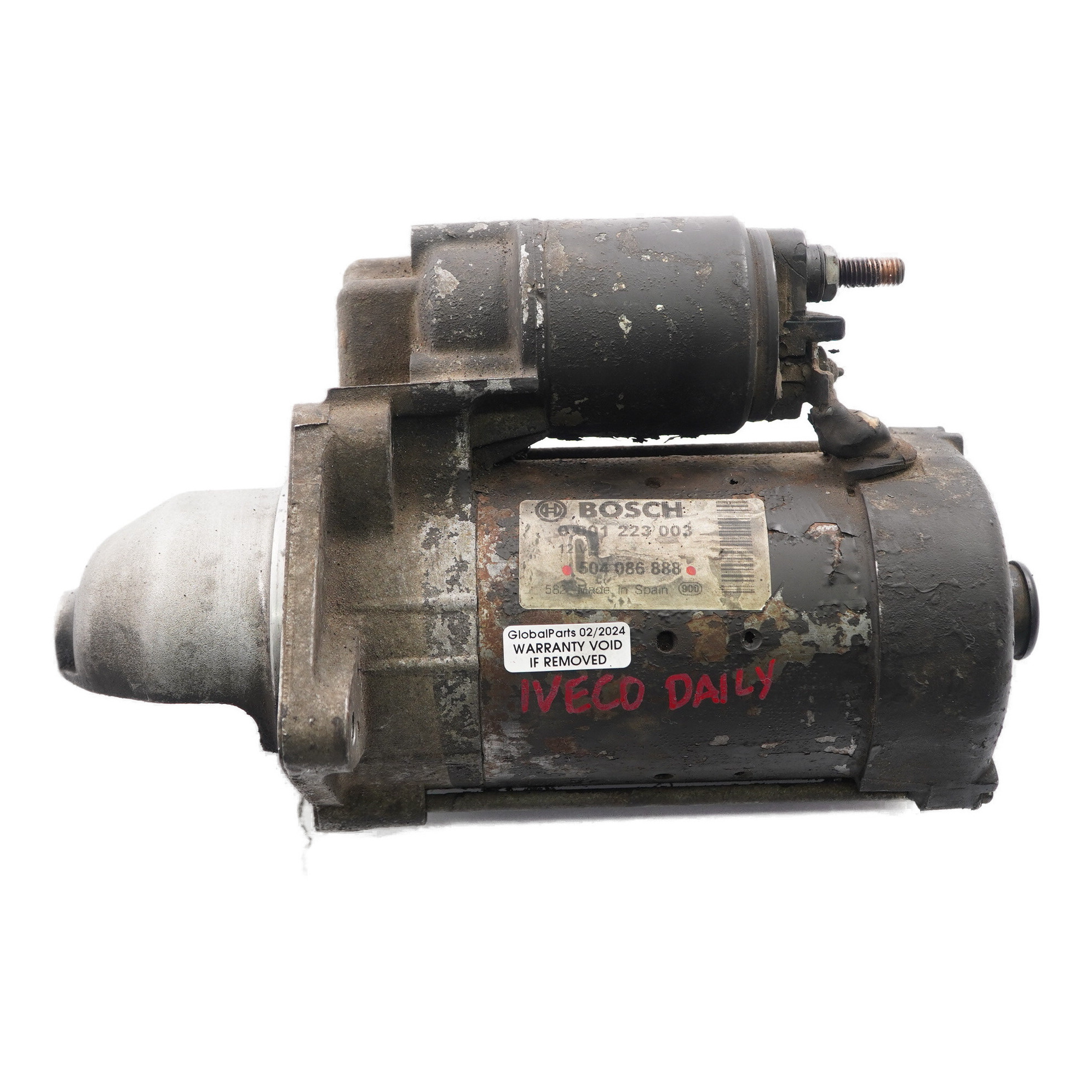 Iveco Daily MK3 Starter Motor Engine Diesel Bosch 504086888