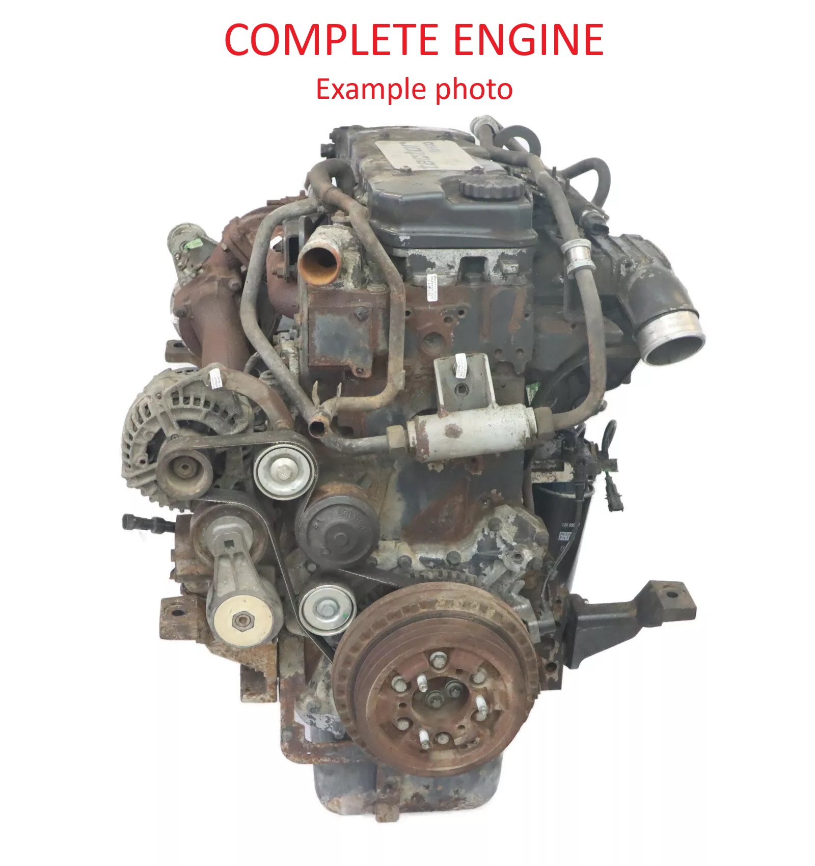 Iveco Euro Cargo 75E15 Bare Engine F4AE0481 504113734 139 000, WARRANTY