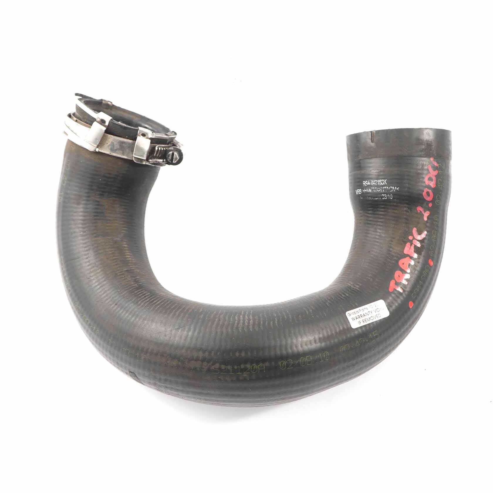 Renault Trafic II Opel Vivaro B 2.0 DCI Turbo Intercooler Air Pipe Hose 521120A