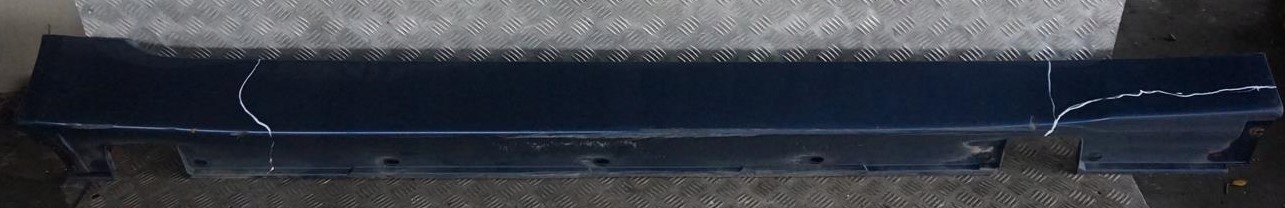 BMW 5 Series E60 E61 Door Sill Side Cover Skirt Right O/S Mysticblau Blue A07