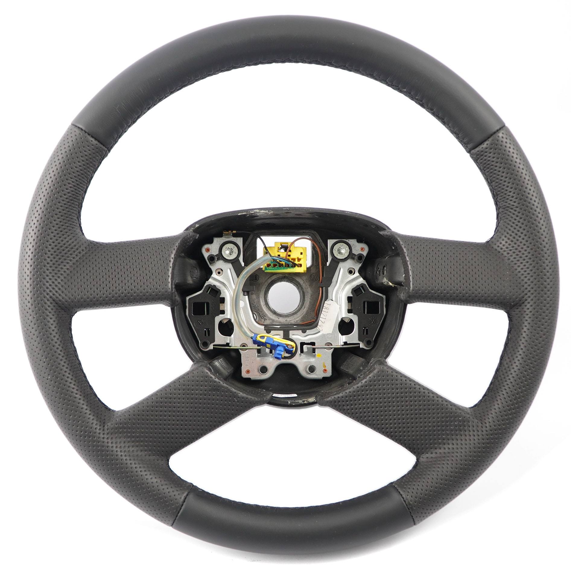 VW Volkswagen Polo IV 9N NEW Black Leather Steering Wheel 600419091C