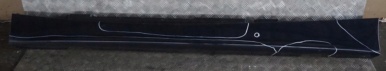 BMW 1 Series E87 Sill strip side skirt left N/S Monacoblau Monaco Blue Metallic