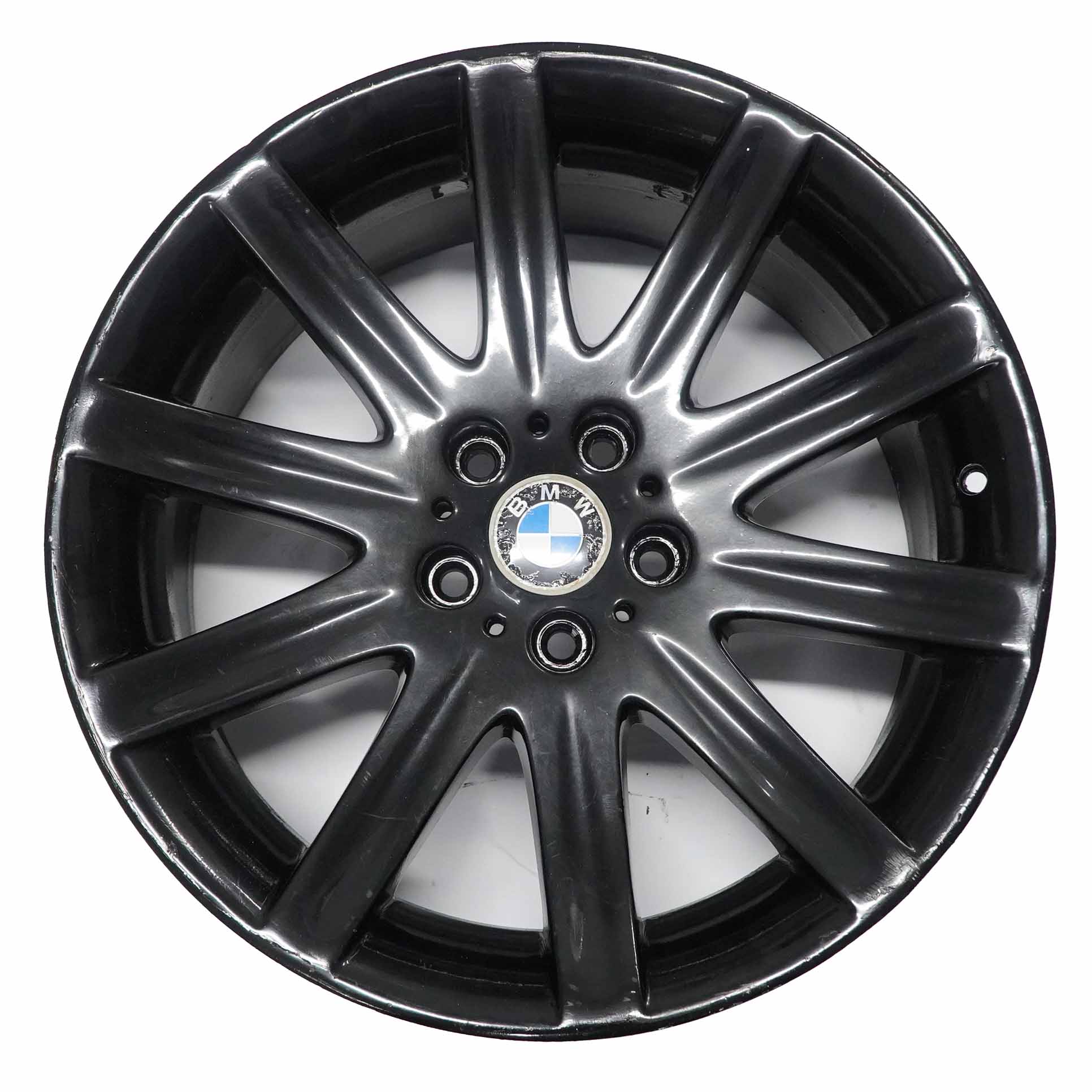 BMW E65 Vorne Felge Alufelge 19" Schwarz Rad Sternspeiche 95 ET:24 9J 6753241