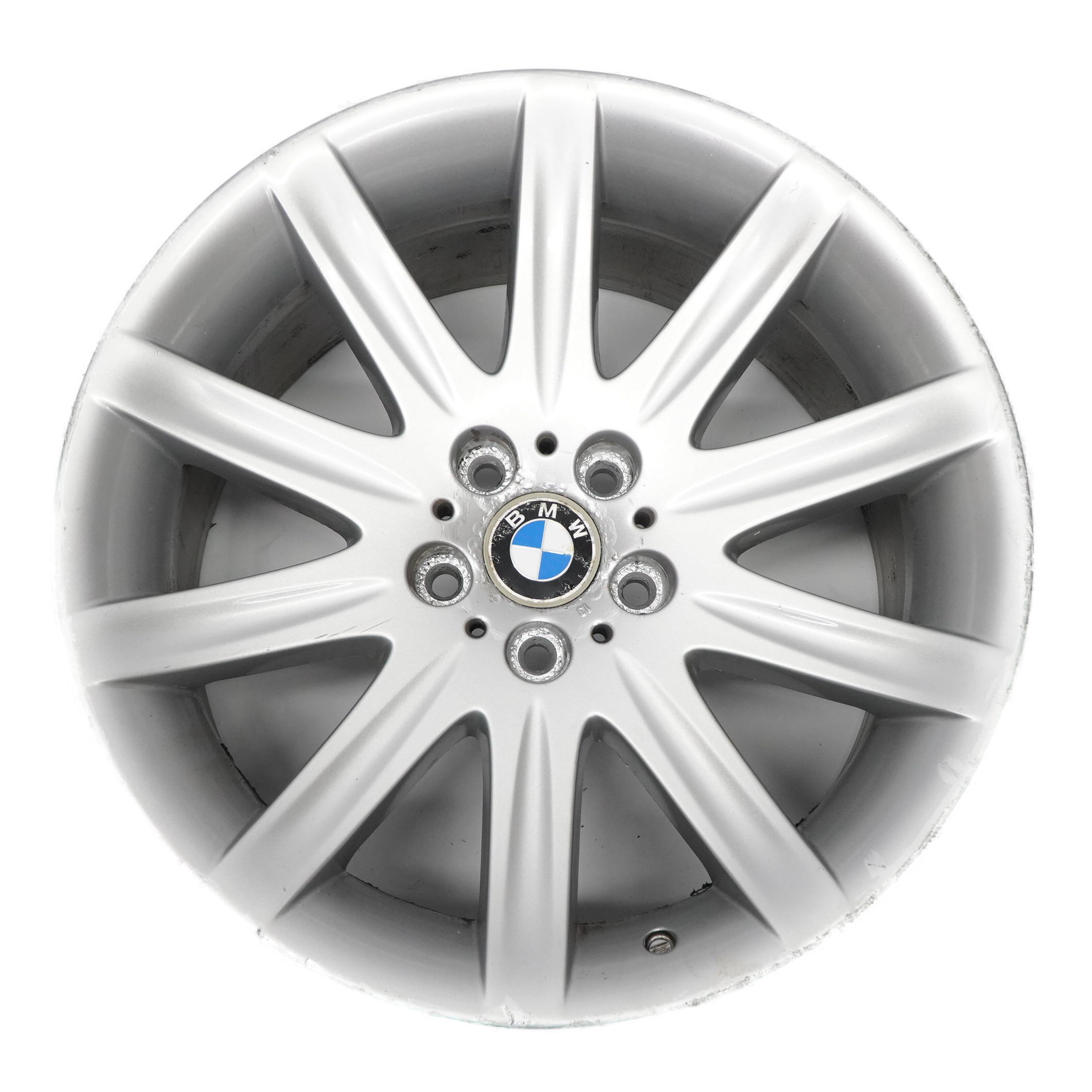 BMW E65 E66 Hinten Silberne Leicht metall felge 19" 10J ET:24 6753242