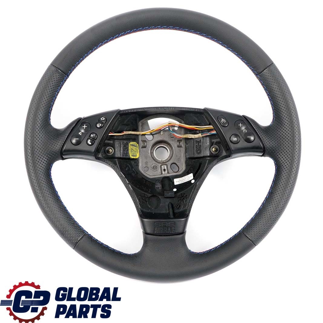 BMW 3 Series E46 NEW Sport Black Leather Steering Wheel M-tricolored Threads