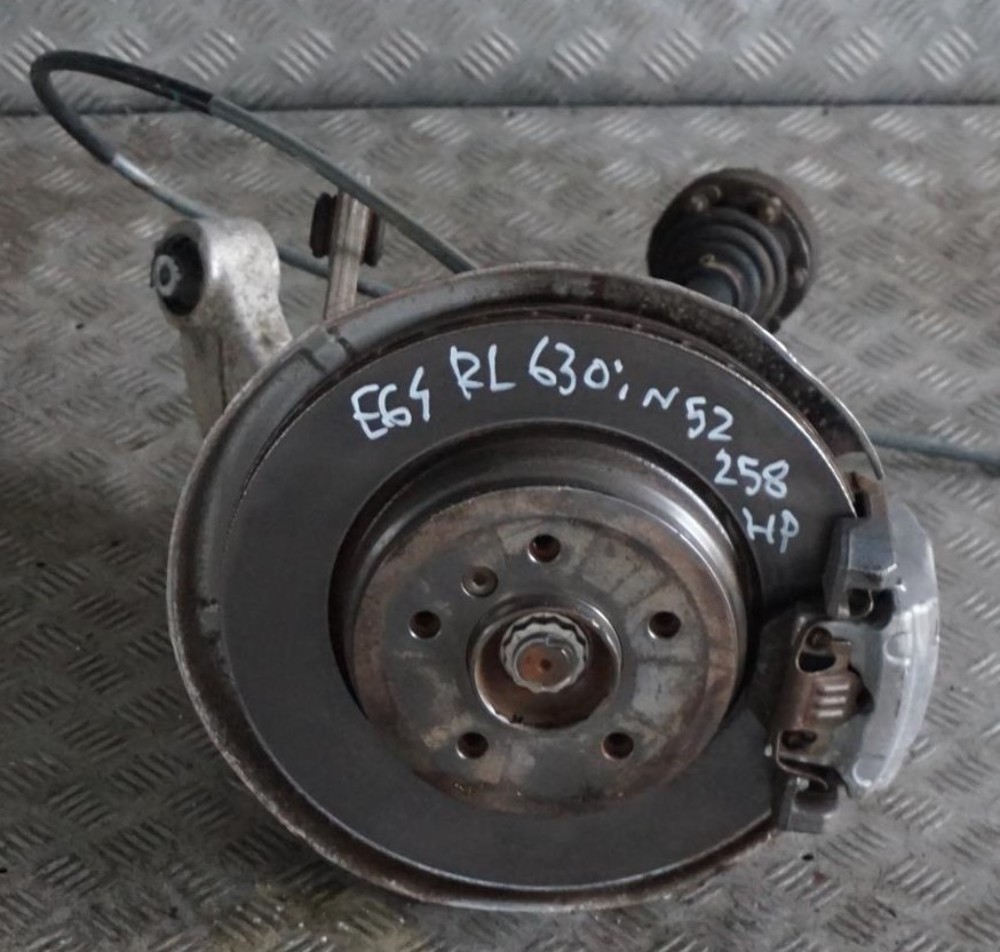 BMW 6 Series E64 630i N52 Rear Left N/S Suspension Hub Leg Brake Caliper Disc