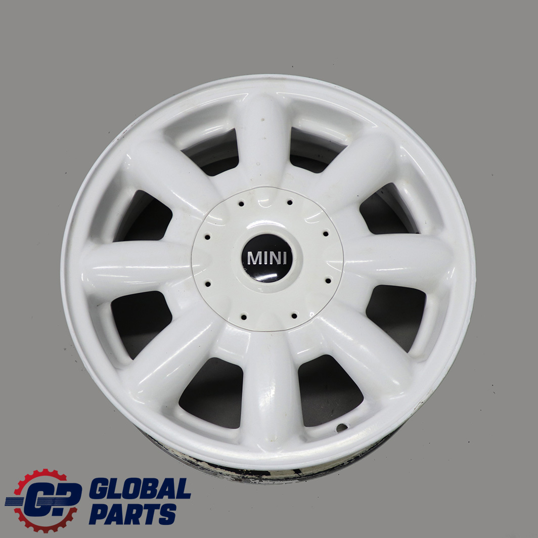 Mini Cooper One R50 R52 R53 Weiss Alufelge Alu Felge 15" 5,5J ET:45 6756674