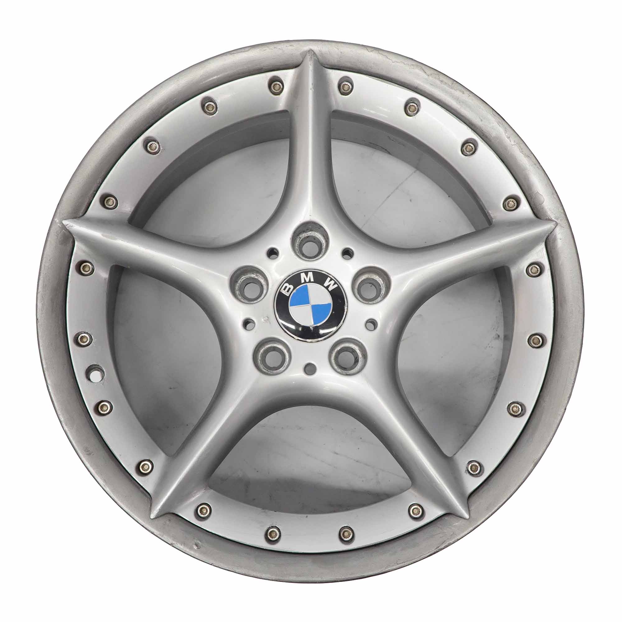 BMW Z4 Series E85 E86 Silver Rear Wheel Alloy Rim 18" 8,5J ET:50 Star Spoke 108