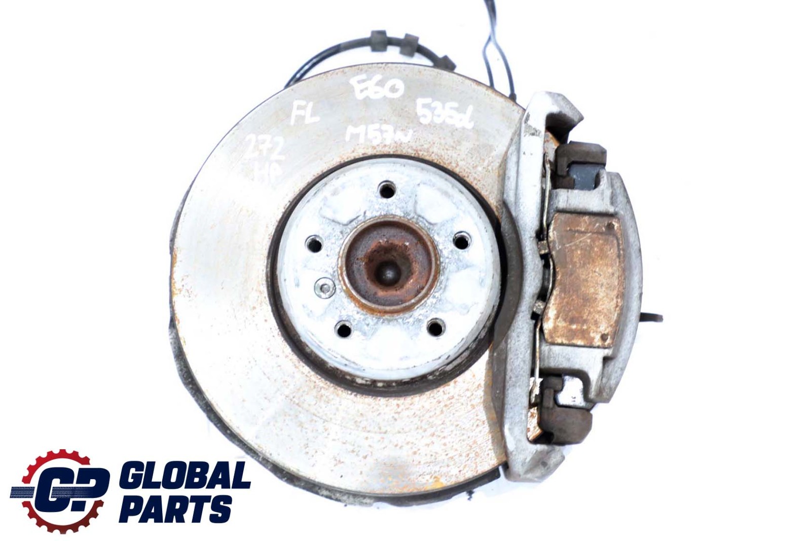 BMW 5 Series E60 E61 Front Left N/S Suspension Wheel Carrier Hub Brake Disc