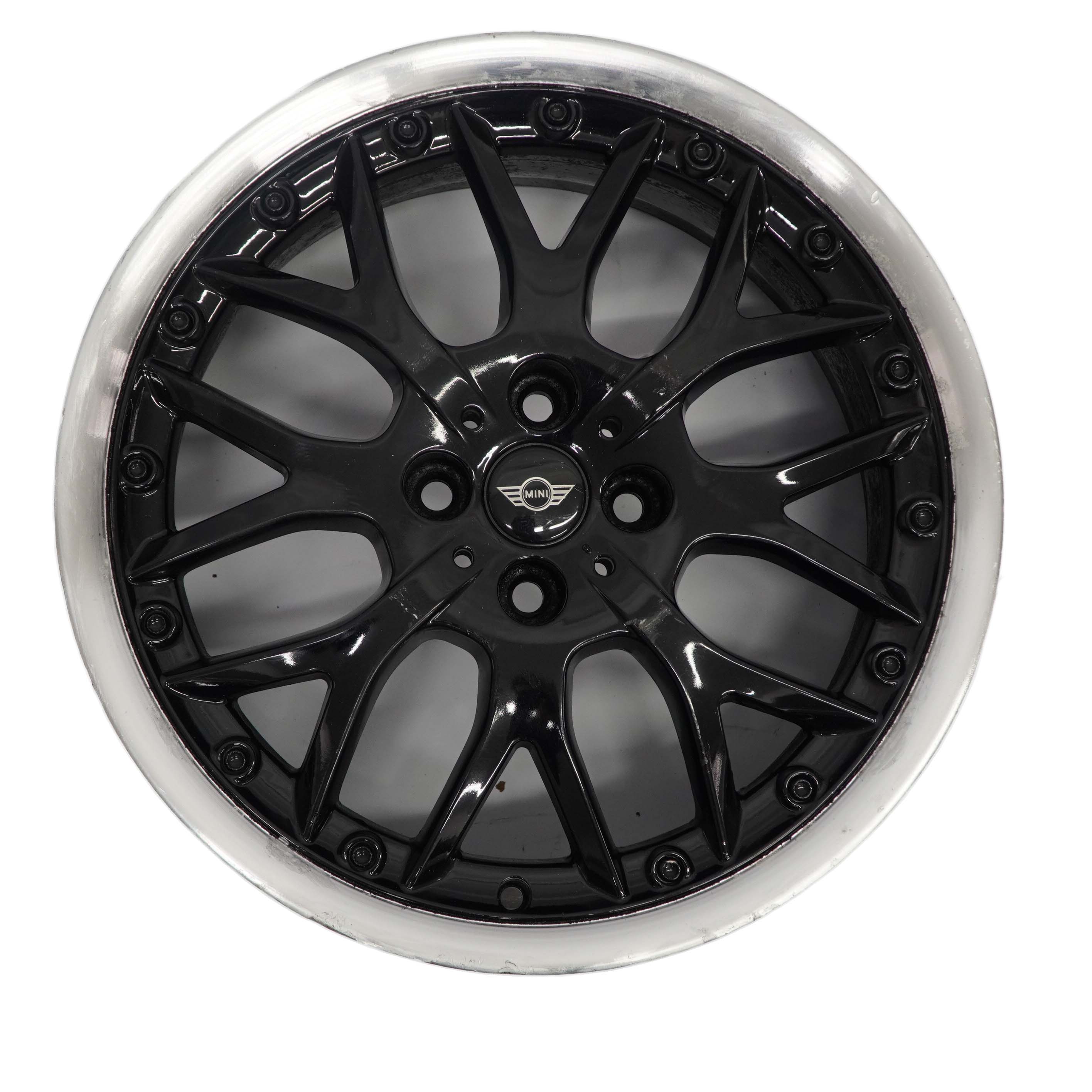 Mini Cooper One R50 R53 Schwarz Alu Felge 17" 7J ET:48 Cross Spoke 6768580