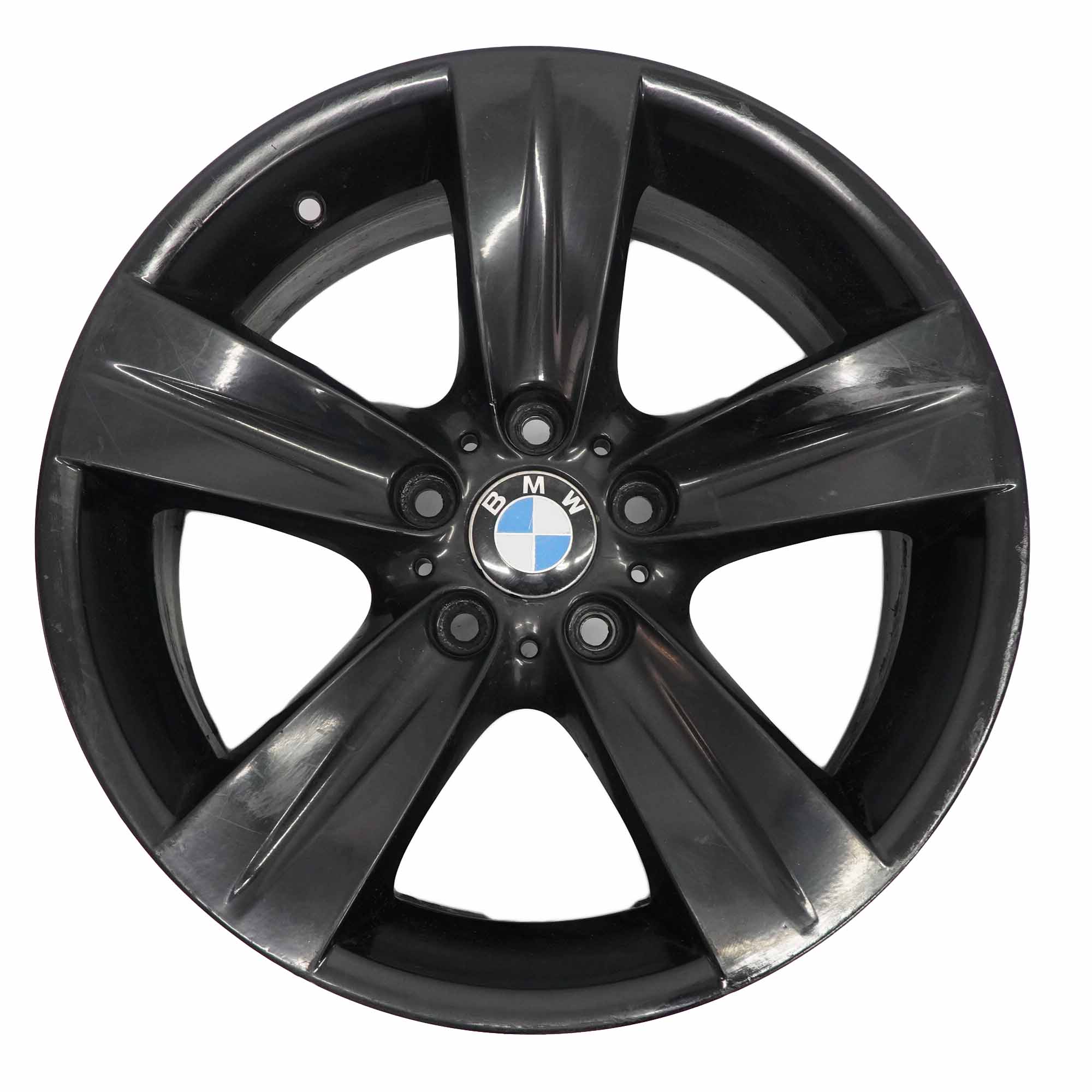 BMW E90 E91 E92 Schwarz Hinten Felge Alufelge 18" Sternspeiche 189 8,5J ET:37