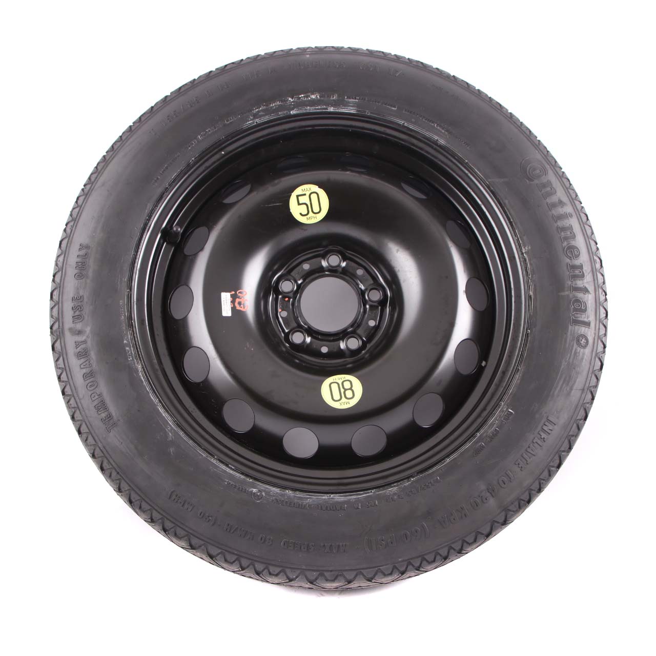 Spare Wheel BMW X5 E70 Compact Steel Black Tyre 155/85 18" 5J ET:14 6768861