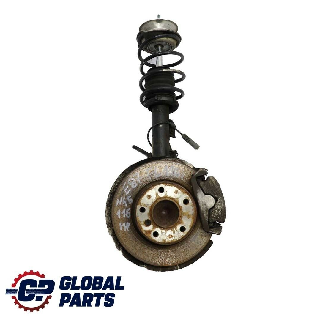 BMW 1 E87 116i N45 Front Left N/S spring strut brake suspension leg hub axle