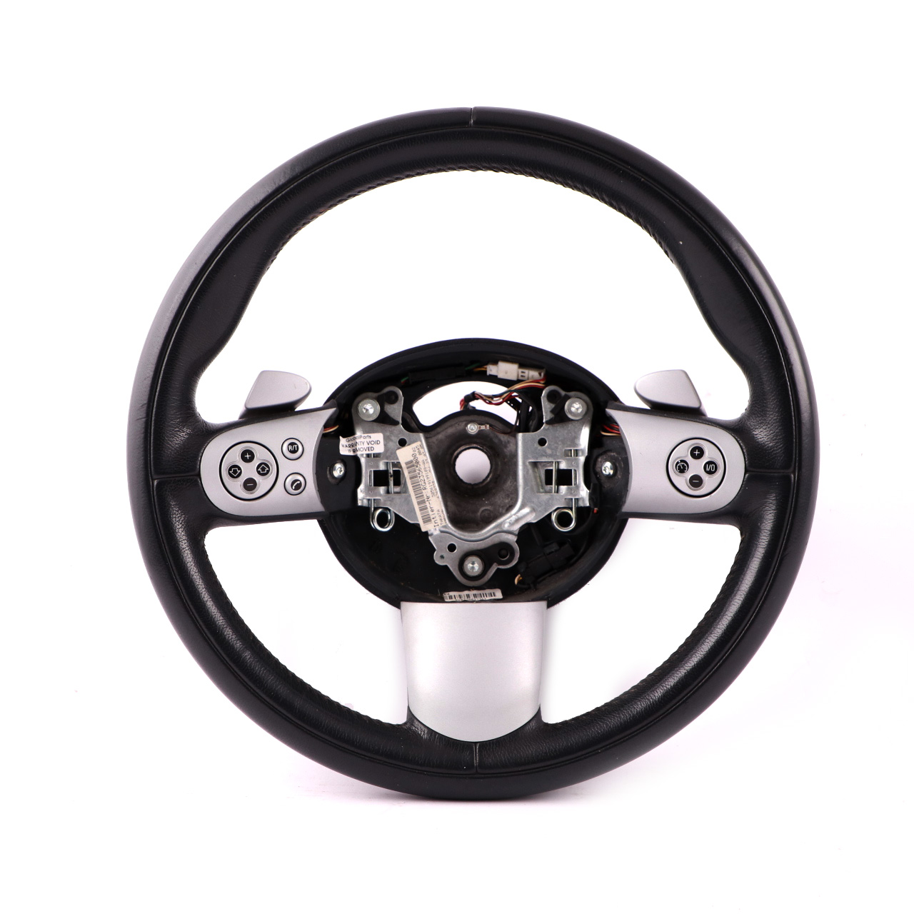 Mini R50 R52 R53 Sport Leather 3 Spoke Steering Wheel Steptronic Multifunction