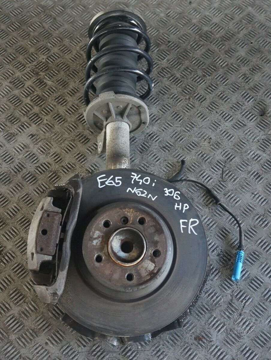 BMW 7 Series E65 740i N62N Front Right O/S Spring Strut Suspension Leg Brake