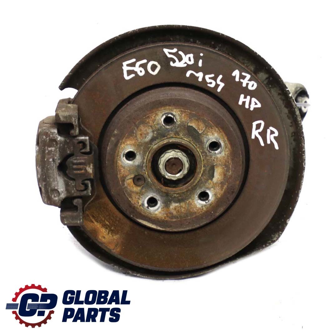 BMW 5 Series E60 520i M54 Rear Right O/S Suspension Hub Leg Brake Caliper Disc