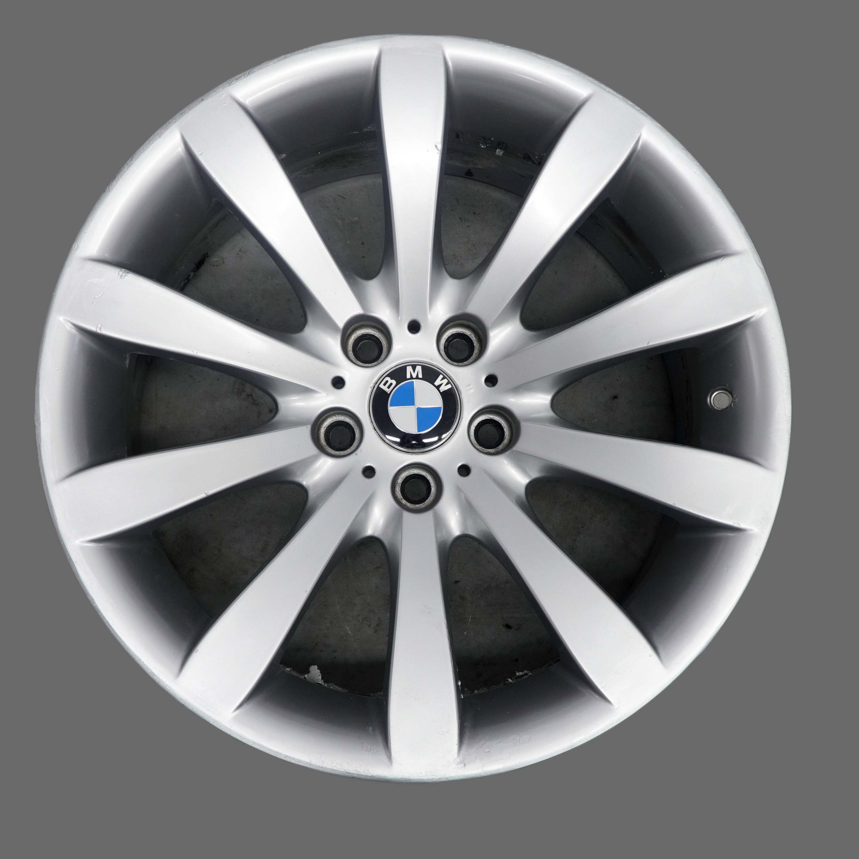 BMW E63 E64 Silver Light Alloy Wheel Rim 19" Star Spoke 218 8,5J ET:14 6770941