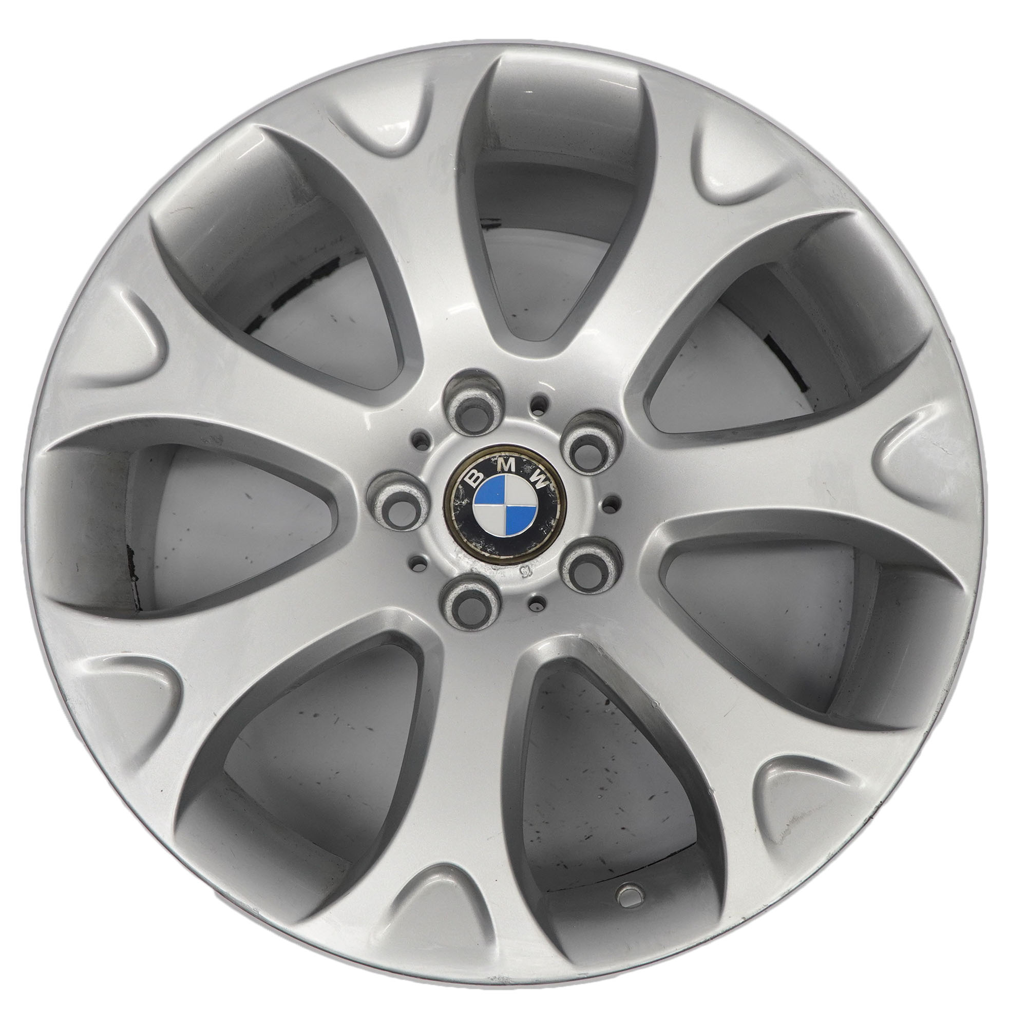 BMW X5 E70 Silver Wheel Alloy Rim 19" Y-spoke 211 9J ET:48 6772244