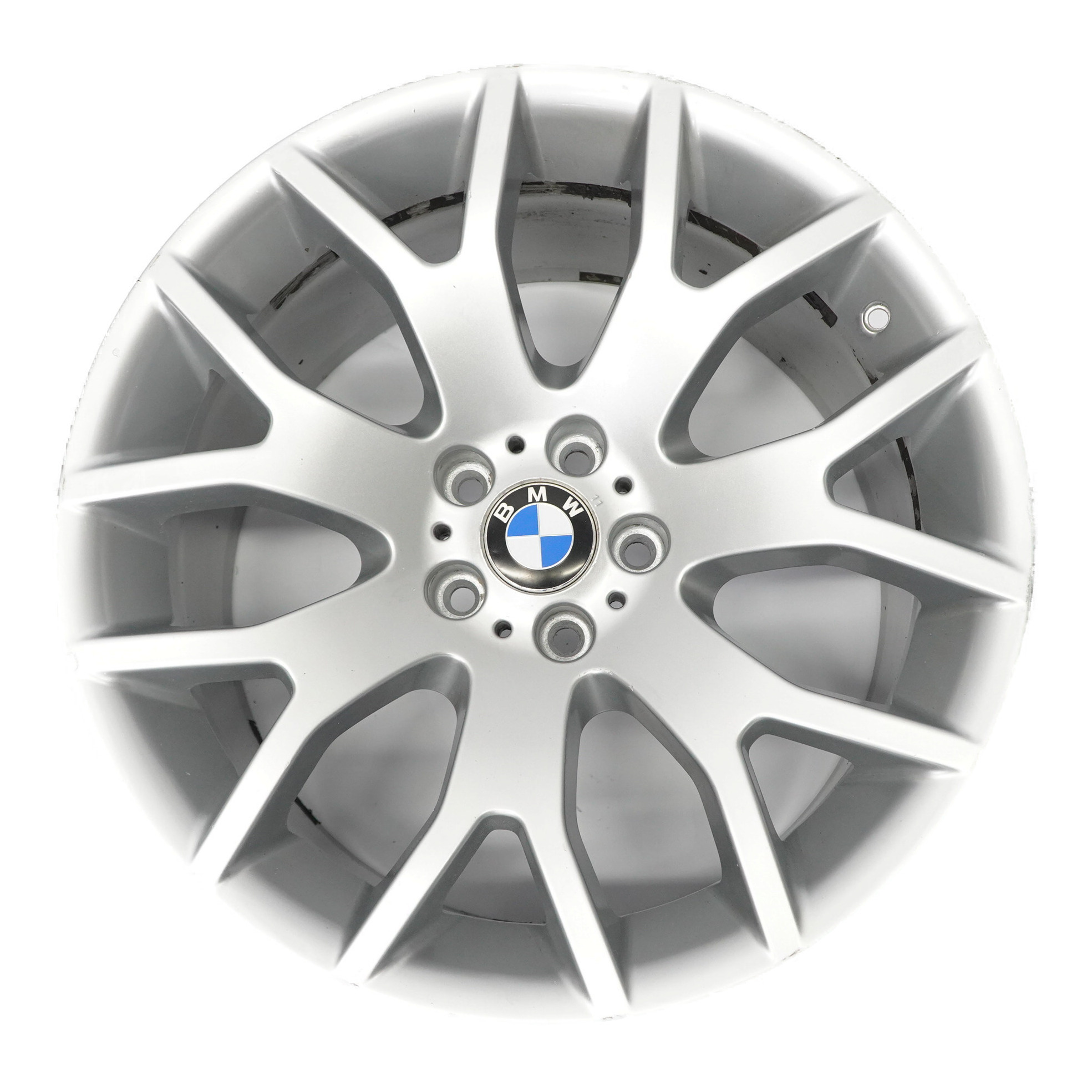 BMW X5 E70 Silver Rear Wheel Alloy Rim 20" Cross Spoke 177 11J ET:37 6774399