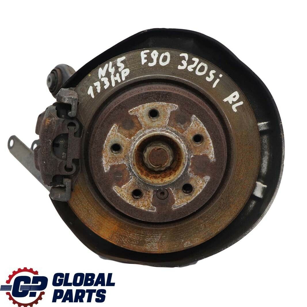 £BMW 3 Series E90 320si N45 Rear Left N/S Suspension Leg Axle Brake Hub