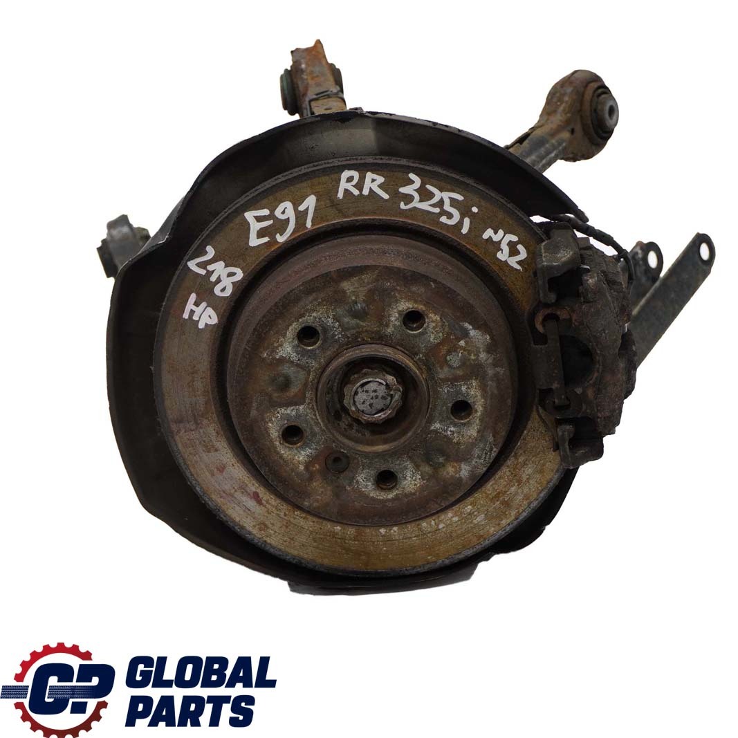 BMW 3 E91 Touring 325i N52 Rear Right O/S Suspension Leg Axle Brake Hub