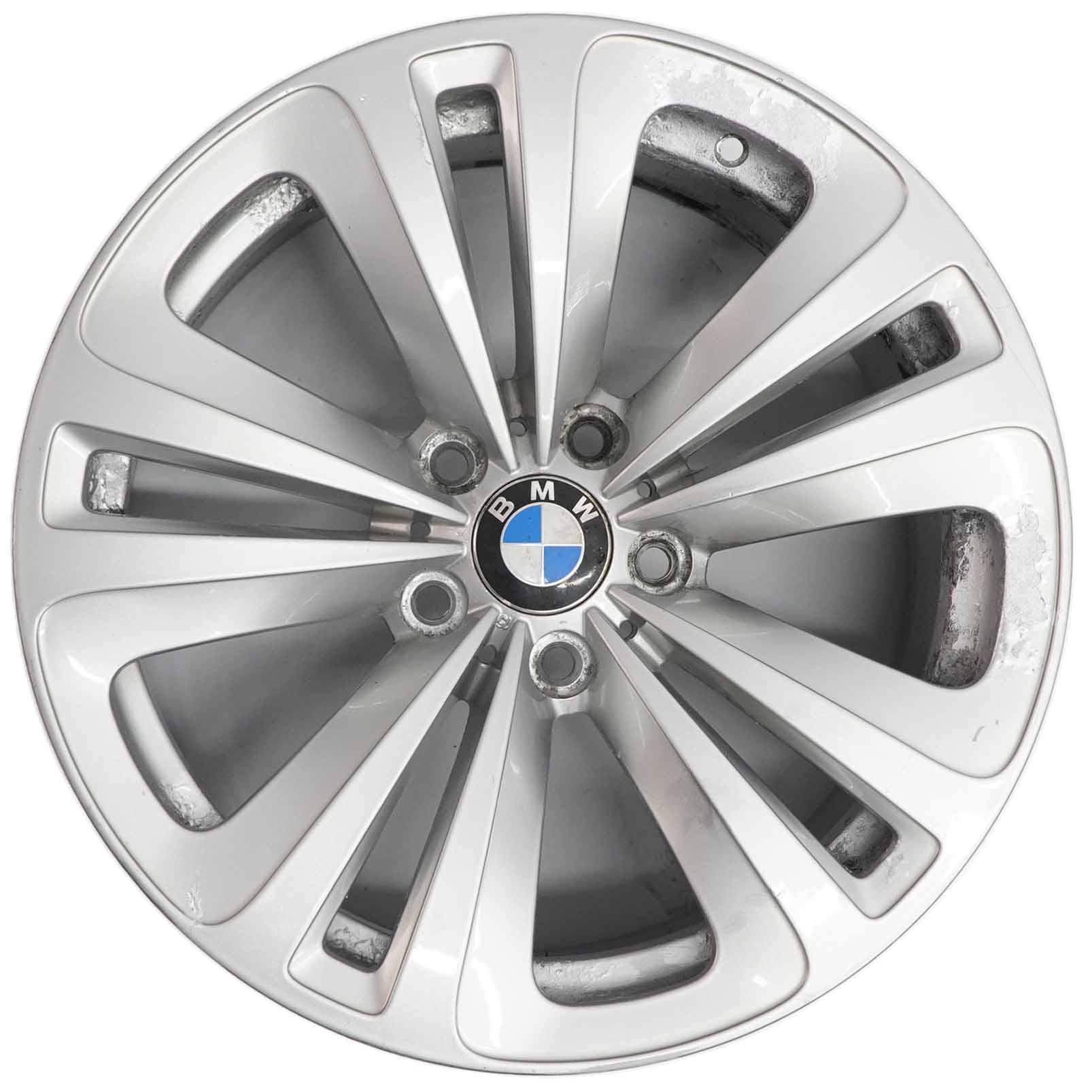 Wheel Rim BMW F01 F07 F12 Silver Alloy 18" Dual Spoke 234 8J ET:30 6775403