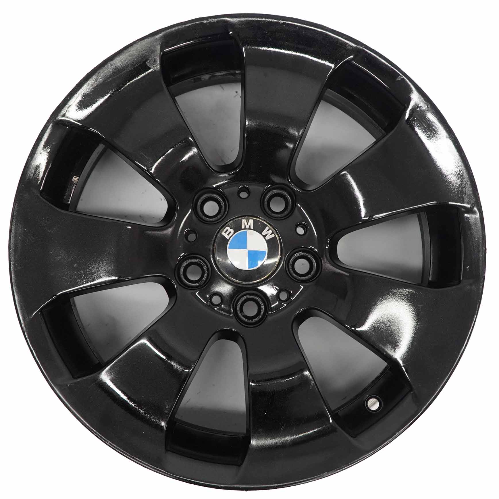 BMW 3 Reihe E90 E91 E92 Schwarz Alu Felge Alufelge 17" 8J ET:34 6775596