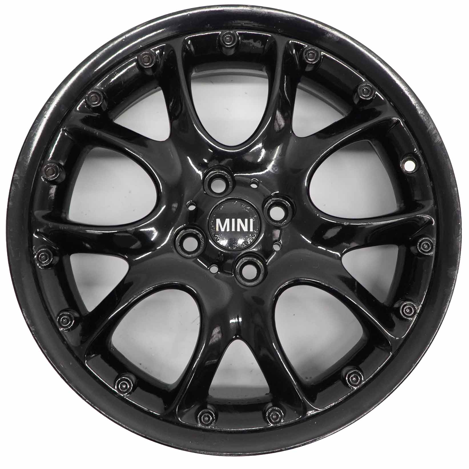 Mini Cooper R50 R53 R55 R56 Schwarz Felge 7J  ET:48  17" Web Spoke Composite 98