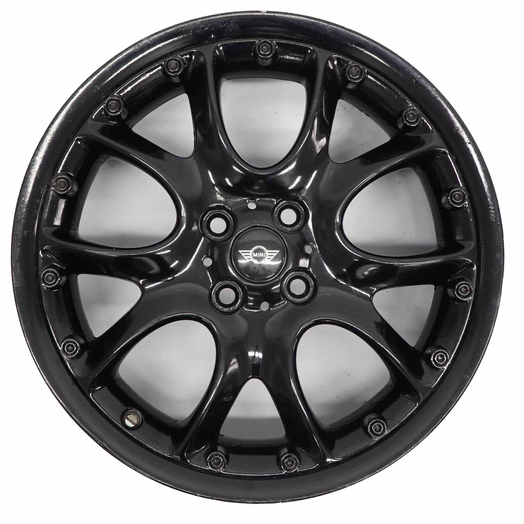 Mini Cooper R50 R53 R55 R56 Schwarz Felge 7J  ET:48  17" Web Spoke Composite 98