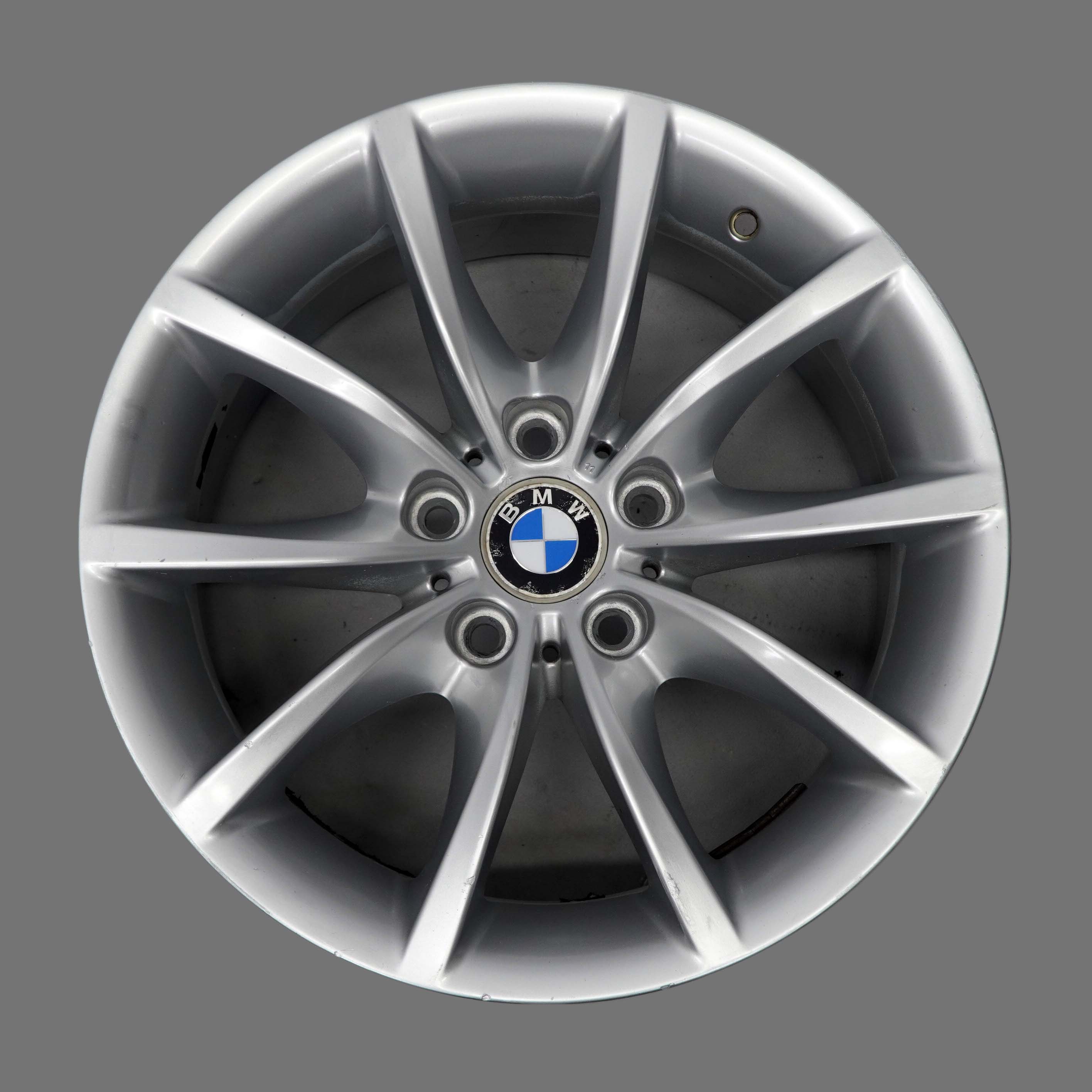 BMW 5 Series E60 E61 Silver Alloy Wheel Rim 17" 8J ET:20 V-Spoke 245 6777348