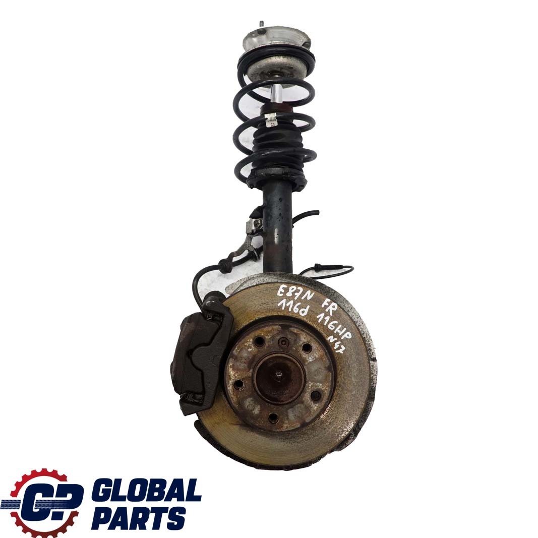 BMW 1 E87 LCI 116d N47 Front Right O/S Spring Strut Brake Suspension Leg Hub