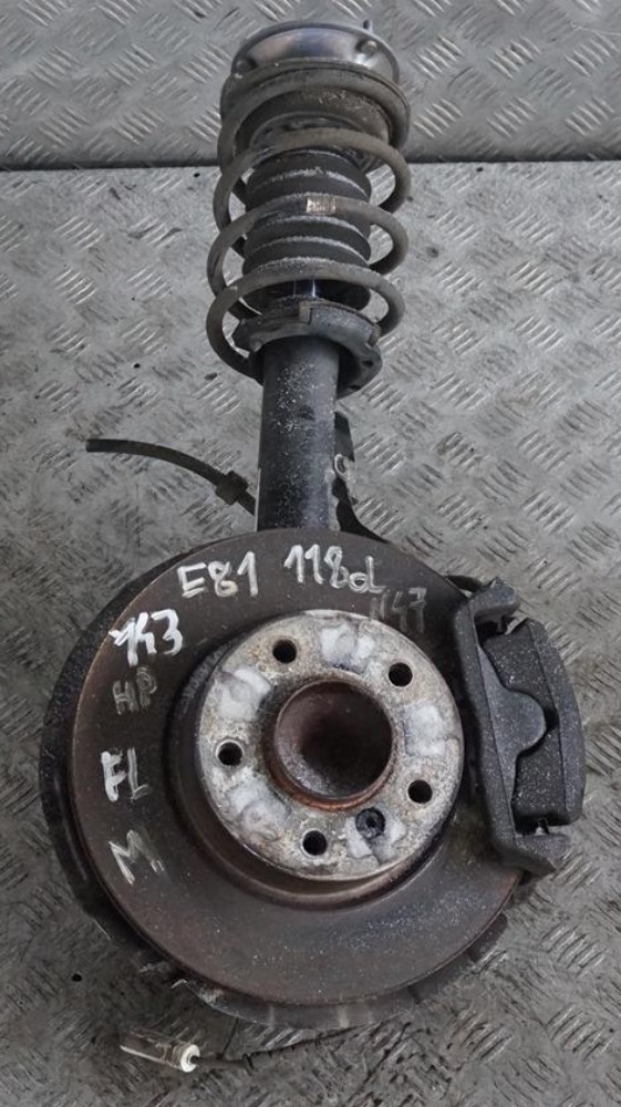 BMW 1 E81 118d N47 M Sport Front Left N/S Spring Strut Brake Suspension Leg Hub