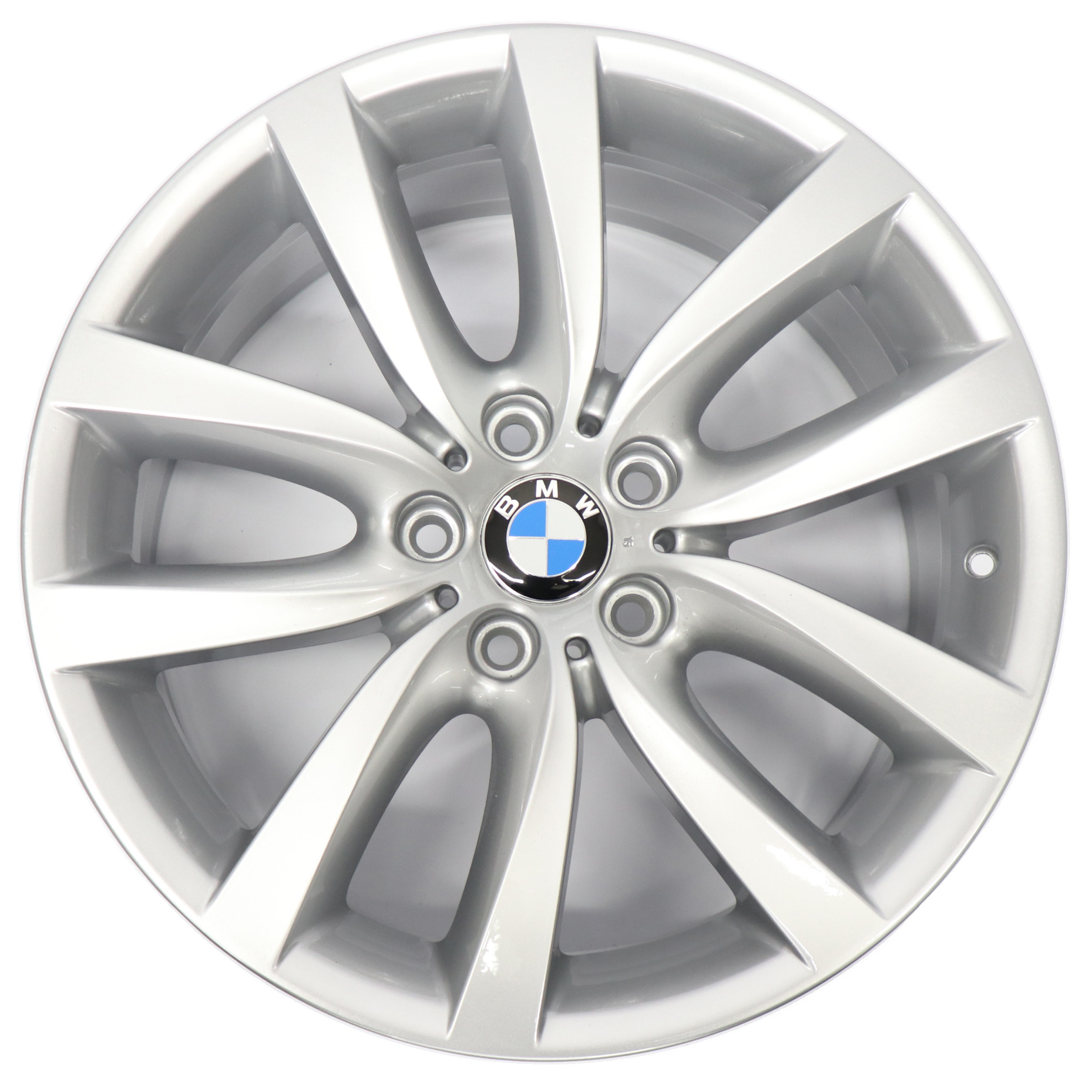 BMW F10 F13 Hinten Silberne Leicht metall felge 19" 9J ET:44 V Speiche 6790179