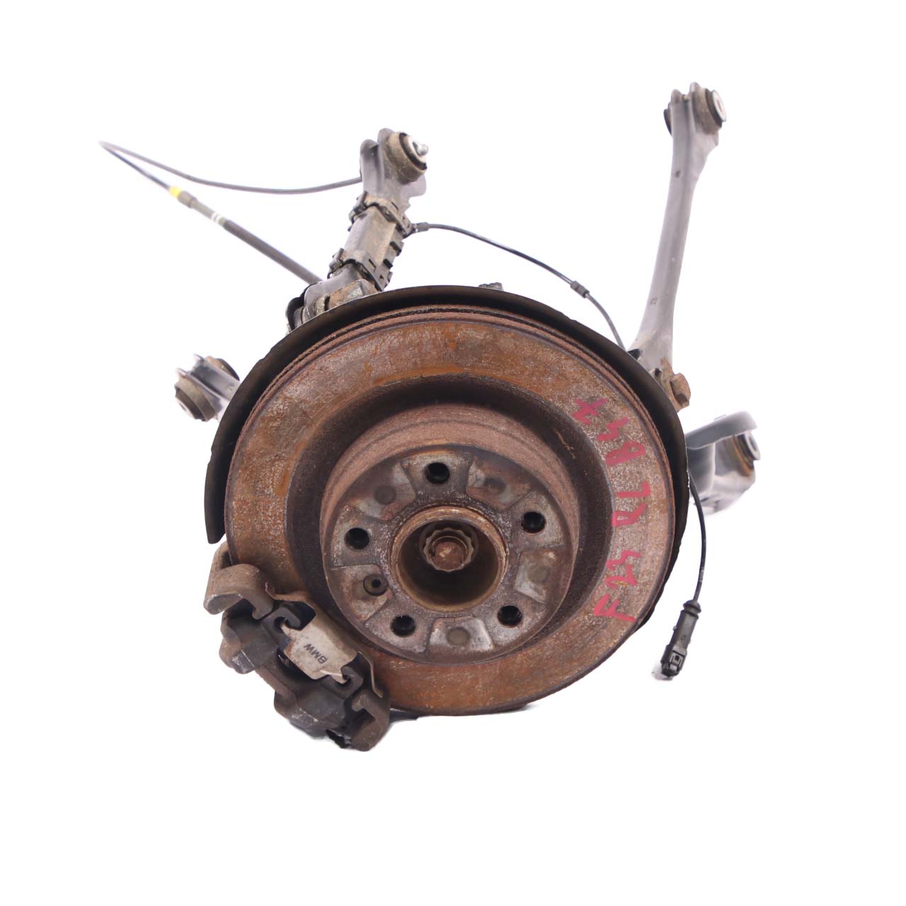 BMW F20 F21 F23 120d 220d Rear Left N/S Leg Suspension Axle Brake Disc Hub Set