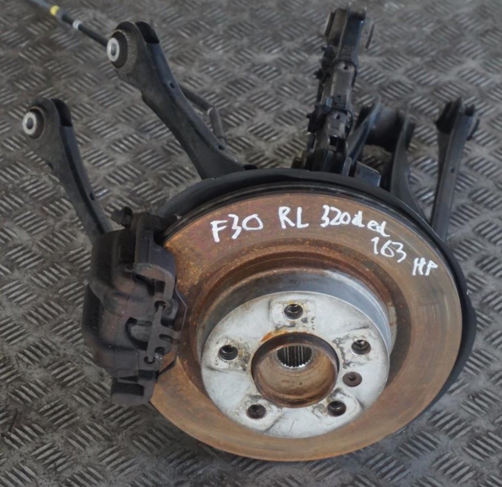 BMW 3 F30 320d ed N47N 163 hp Rear Left N/S Suspension Leg Brake Caliper Disc