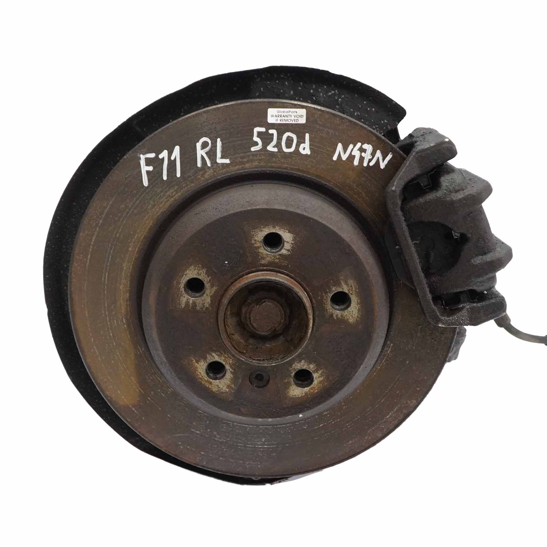 BMW F11 Touring 520d N47N Rear Left N/S Leg Suspension Axle Brake Disc Hub Set