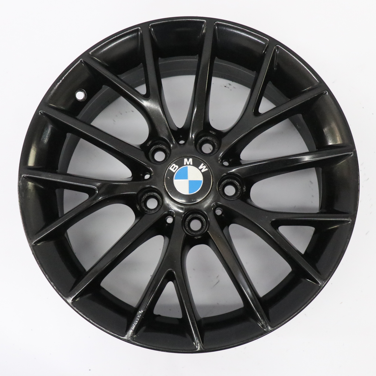 BMW F20 F21 F22 F23 Black Wheel Alloy Rim 17" 7J ET:40 Y-Spoke 380 6796205