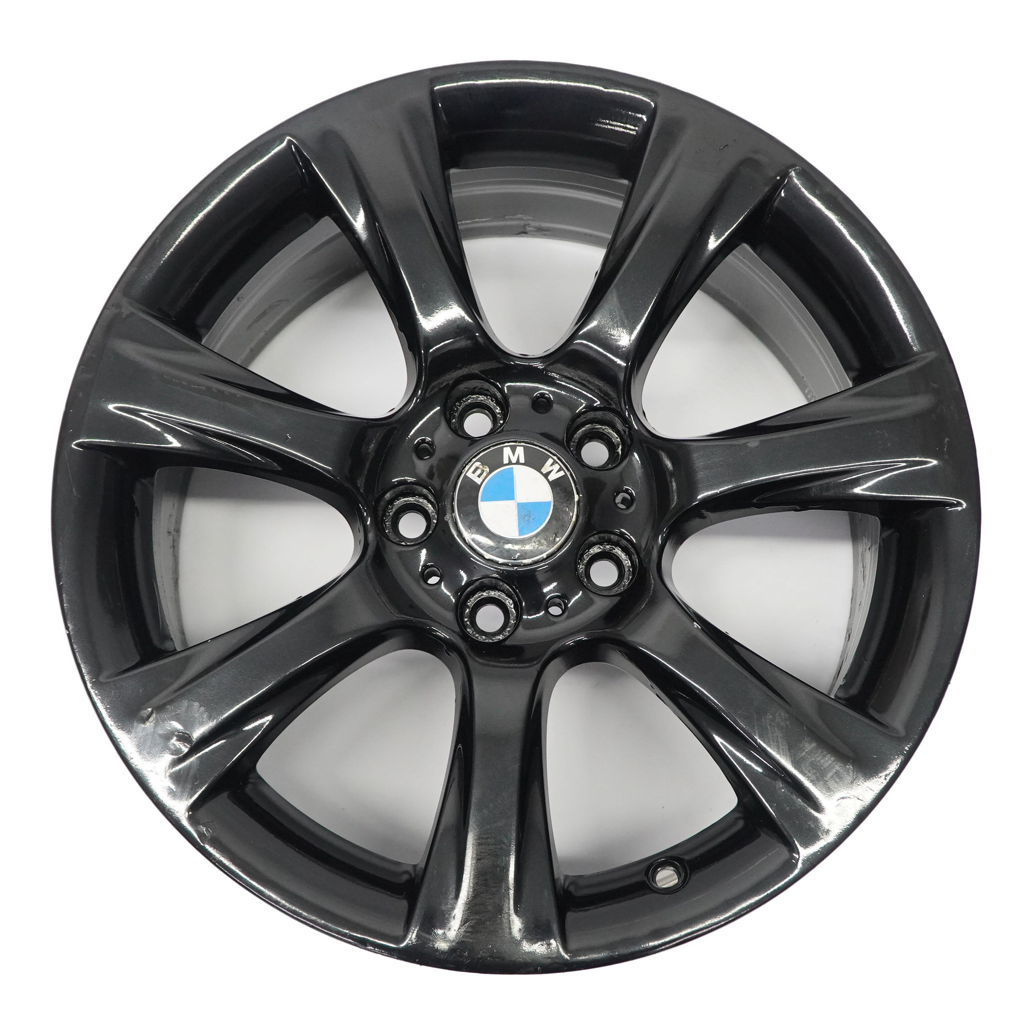 BMW F30 F31 F32 F33 Black Alloy Wheel Rim 18" 8J ET:34 Star Spoke 396 6796246